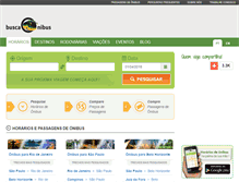 Tablet Screenshot of buscaonibus.com.br